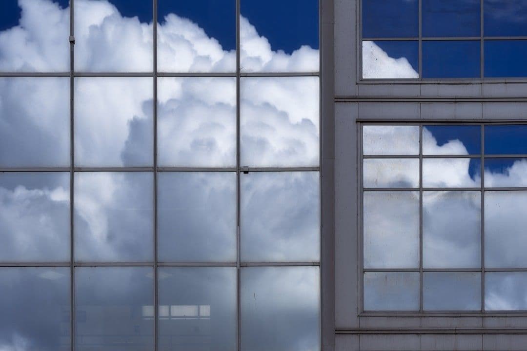 a building with windows