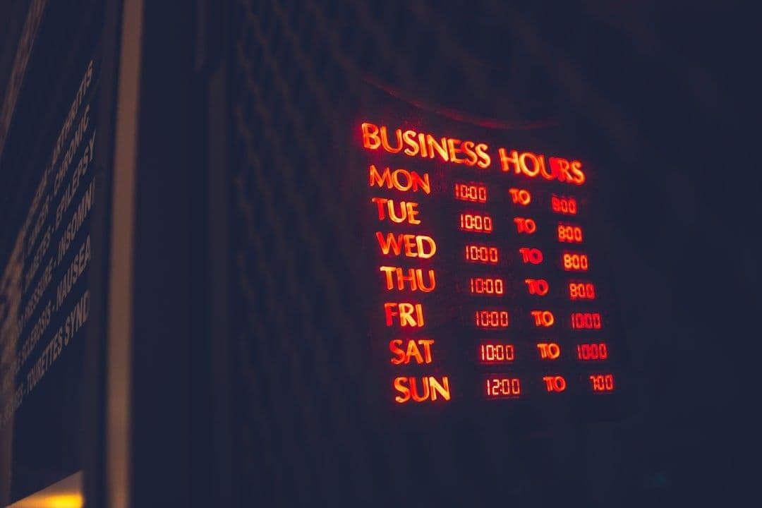 a sign that is on the side of a building