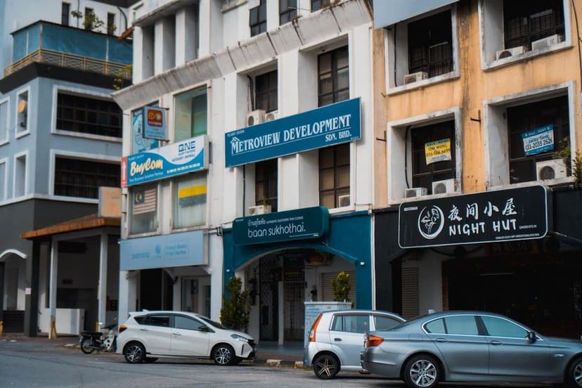 cars parked in front of a building